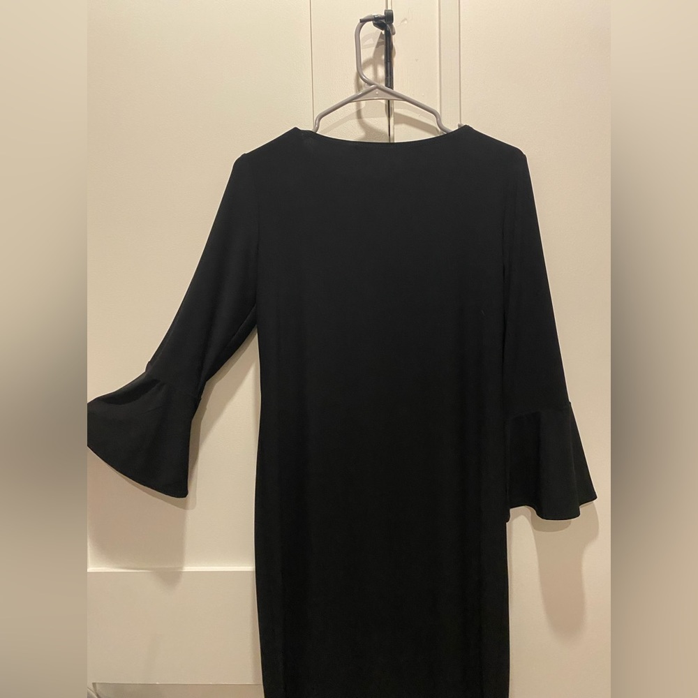 Solid black dress